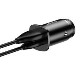 ŁADOWARKA SAMOCHODOWA Baseus Square CCALL-AS01 30W 5A 1x USB-A 1x USB-C QC 4.0+