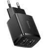 ŁADOWARKA SIECIOWA Baseus Compact Charger CCXJ010201 10.5W 2x USB-A CZARNA