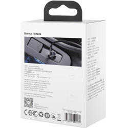 ŁADOWARKA SAMOCHODOWA Baseus Grain Pro CCALLP-01 24W 4.8A 2x USB-A