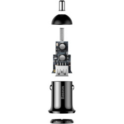 ŁADOWARKA SAMOCHODOWA Baseus Grain Pro CCALLP-01 24W 4.8A 2x USB-A