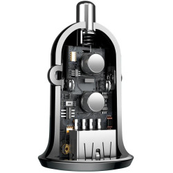 ŁADOWARKA SAMOCHODOWA Baseus Grain Pro CCALLP-01 24W 4.8A 2x USB-A