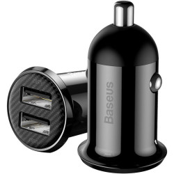 ŁADOWARKA SAMOCHODOWA Baseus Grain Pro CCALLP-01 24W 4.8A 2x USB-A