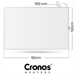 Panel grzewczy IR CRONOS Synthelith PRO CRP-500TWP Grey