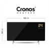 Panel grzewczy IR CRONOS Synthelith GLASS CRG-480TWP Black