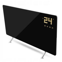 Panel grzewczy IR CRONOS Synthelith GLASS CRG-480TWP Black