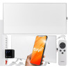 Panel grzewczy IR CRONOS Synthelith PRO CRP-770TWP Grey