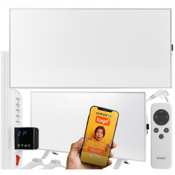 Panel grzewczy IR CRONOS Synthelith PRO CRP-770TWP Grey