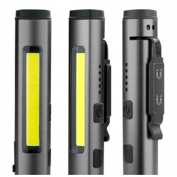 Latarka warsztatowa inspekcyjna COB LED UV Laser everActive PL-350R 350 lumenów IP54 z magnesem