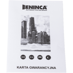 Zestaw Beninca KBILL4024.PM TRUST 24V do 8m bram dwuskrzydłowych