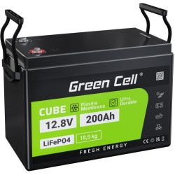 AKUMULATOR LITOWO-ŻELAZOWO-FOSFORANOWY LiFePO4 Green Cell 12.8V 200Ah CAV04S