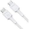 KABEL USB-C / USB-C Green Cell POWERSTREAM 120cm BIAŁY PD 60W ULTRA CHARGE QUICK CHARGE 3.0 KABGC30W