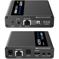 Konwerter HDMI na LAN KASKADA 4K Spacetronik IP SPH-676C - zestaw