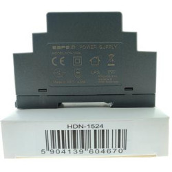 ZASILACZ IMPULSOWY NA SZYNĘ DIN ESPE HDN-1524 24V/15W/0.63A