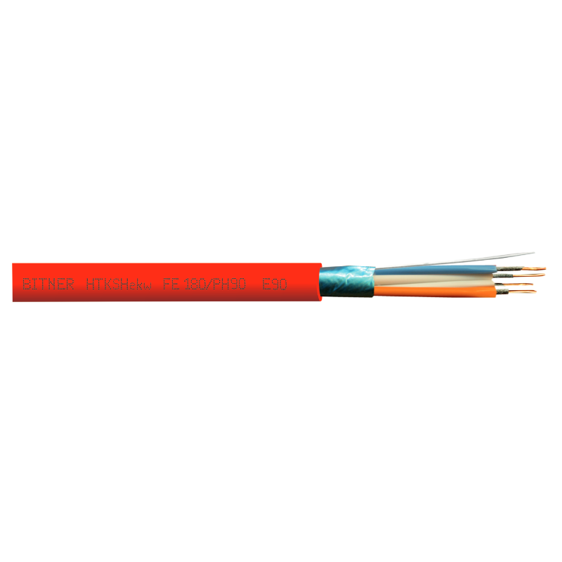 KABEL SYGNALIZACJI PPOŻ OGNIOODPORNY BITNER HTKSHekw PH90 1x2x1,0 - 100m