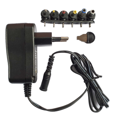 ZASILACZ WTYCZKOWY 3-12V 2.25A 1m. 3V 4,5V 5V 6V 7,5V 9V 12VDC REGULOWANY ESPE