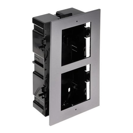 Ramka z puszką do montażu podtynkowego 2-modułowa HIKVISION DS-KD-ACF2/Plastic