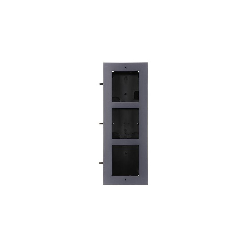 Ramka z puszką do montażu podtynk. 3-modułowa HIKVISION DS-KD-ACF3/Plastic