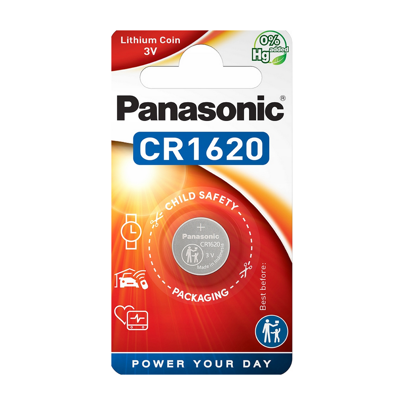 Bateria CR1620 1BL PANASONIC 3V 70mAh (1 szt.)