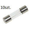BEZPIECZNIK TOPIKOWY B-1000 1000mA SZKLANY, ZWŁOCZNY 1A 250V 10szt.