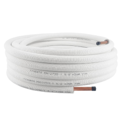 Rura Miedziana w otulinie 1/2 krąg 25 m Tivento Flex