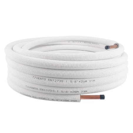 Rura Miedziana w otulinie 1/2 krąg 25 m Tivento Flex