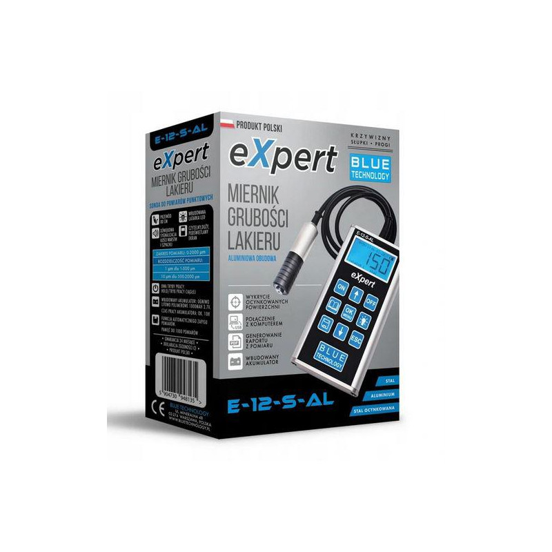 Miernik grubości lakieru Blue Technology E-12-S-AL (eXpert)