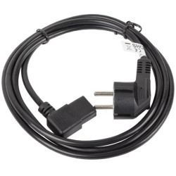 KABEL ZASILAJĄCY CEE 7/7 IEC 320 C13 1.8M KĄTOWY VDE Lanberg