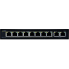 SWITCH POE PULSAR S108 10-PORTÓW (8xPoE + 2xUPLINK)  IEEE 802.3af/at, 48VDC / 30W/port (PoE+) 120W