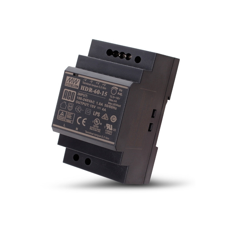 ACO PS-HDR-60-15MA video DIN 15-17V, 4A