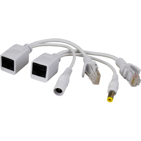 ZESTAW ADAPTERÓW PoE ZE ZŁĄCZAMI TYPU RJ Pulsar P-POE1