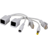 ZESTAW ADAPTERÓW PoE ZE ZŁĄCZAMI TYPU RJ Pulsar P-POE1