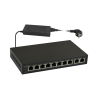 SWITCH POE PULSAR SG108 10-PORTÓW (8xPoE + 2xUPLINK)