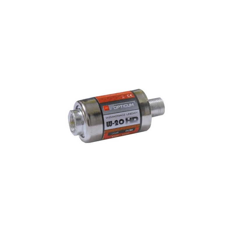 Wzmacniacz W-20 antenowy liniowy przelotowy (wzmocnienie 20dB)