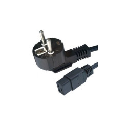 KABEL ZASILAJĄCY (SERWEROWY) CEE 7/7 IEC 320 C19 16A 1.8M WTYCZKA KĄTOWA VDE Lanberg