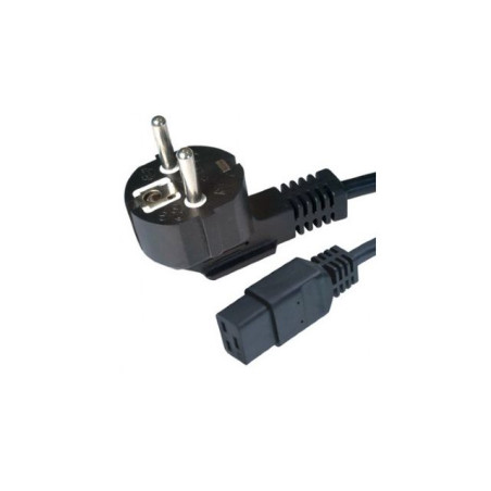 KABEL ZASILAJĄCY (SERWEROWY) CEE 7/7 IEC 320 C19 16A 1.8M WTYCZKA KĄTOWA VDE Lanberg