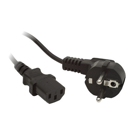 KABEL ZASILAJĄCY CEE 7/7 IEC 320 C13 1.8M WTYCZKA KĄTOWA Lanberg