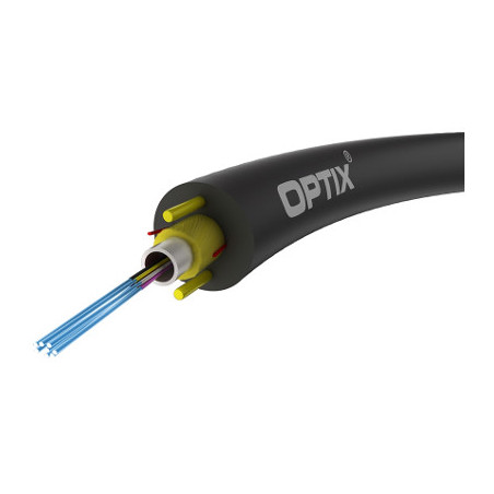 KABEL ŚWIATŁOWODOWY AirFlow S-QOTKSdD SM 8x9/125 ITU-T G.657A2 800N SPAN 80M
