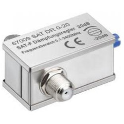Tłumik kątowy regulowany SAT/DVB-T 0-20dB 5-2400Mhz