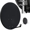 CZASZA ANTENA 80 CM CIEMNA (ASC-800M-C)