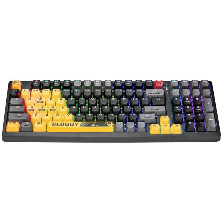 Klawiatura mechaniczna A4TECH BLOODY S98 USB Sports Lime (BLMS Red Plus Switches)