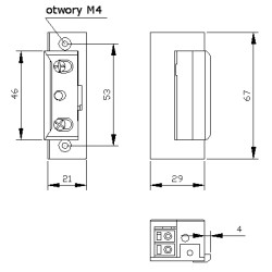 ZACZEP ELEKTRA R4 Z BLOKADĄ SYMETRYCZNY