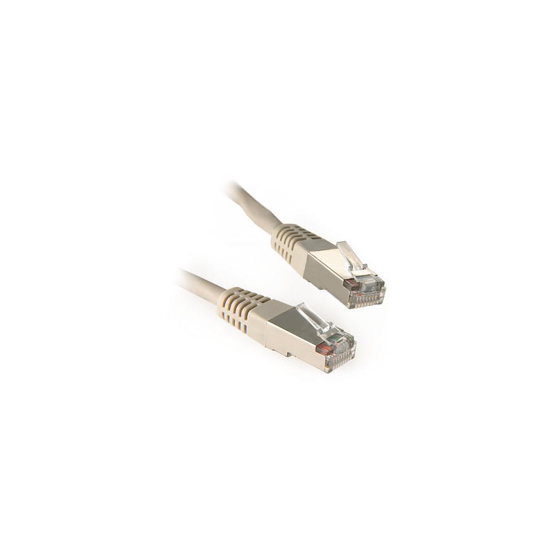 PATCHCORD KAT5E FTP 5M SZARY