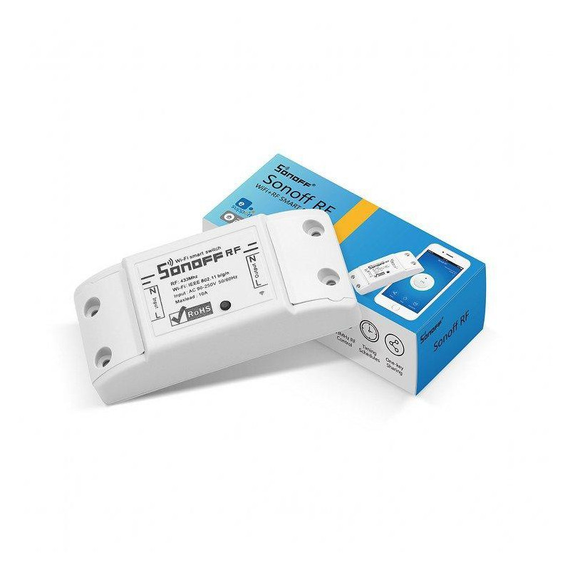 Inteligentny przełącznik WiFi + RF 433 Sonoff RF R2