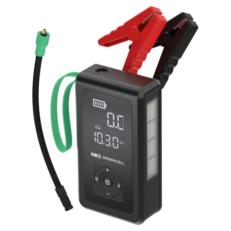 POWERBANK ROZRUSZNIK KOMPRESOR Green Cell PowerBoost Air Car Jump Starter 8000mAh 1000A 150PSI