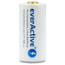 Akumulatorek 16340 / R-CR123 3,7V everActive 700mAh (1 szt.) z zabezpieczeniem