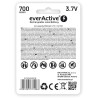 Akumulatorek 16340 / R-CR123 3,7V everActive 700mAh (1 szt.) z zabezpieczeniem