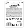 Akumulatorek 16340 / R-CR123 3V everActive 700mAh (1 szt.) z zabezpieczeniem