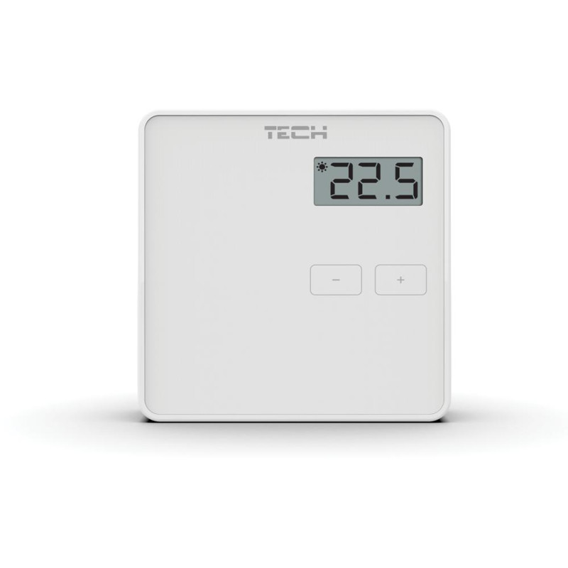 Przewodowy  dwustanowy regulator pokojowy biały ST-294v1 Tech sterowniki