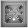 Lampa oświetleniowo-sygnalizacyjna Proxima SŁUPKOWA (100x100, 120x120)
