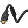 Kabel VGA Unitek Y-C511G Premium VGA HD15 M/M 1m